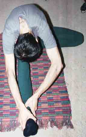 another image of yog a streching