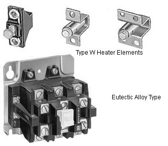 Example of a Type W & Type J heating element.