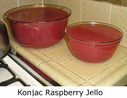 Konjac Raspberry-Jello Zero-Calories-per-serving